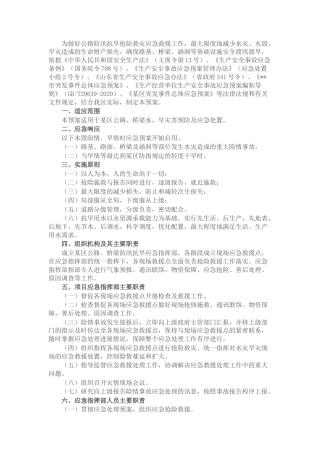 2022.10 公文某区交通运输行业（公路、桥梁）防汛抗旱应急预案.docx