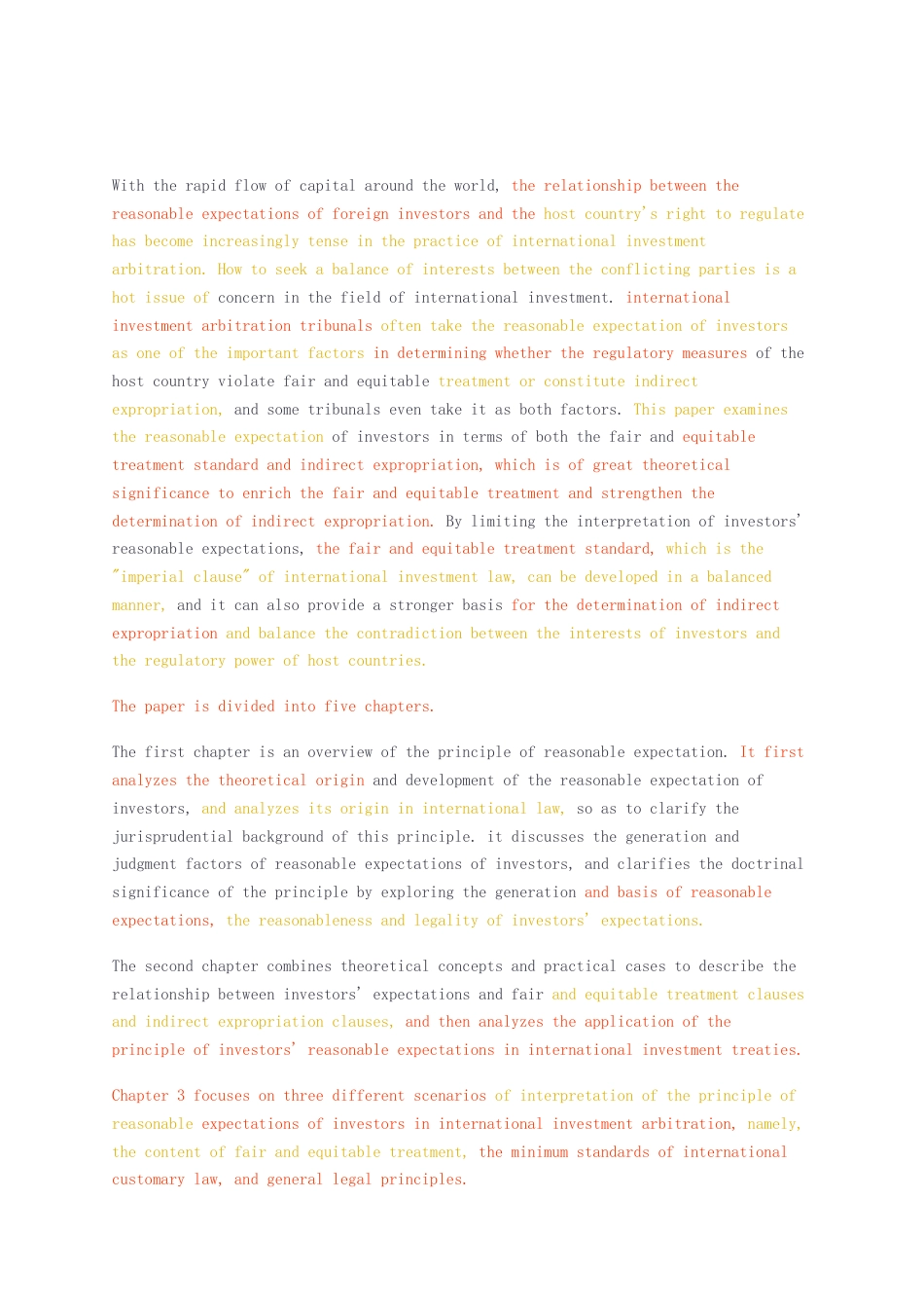 23年无图硕论法律法学4万字标红cp55%-国际投资法下投资者合理期待原则研究.docx_第3页