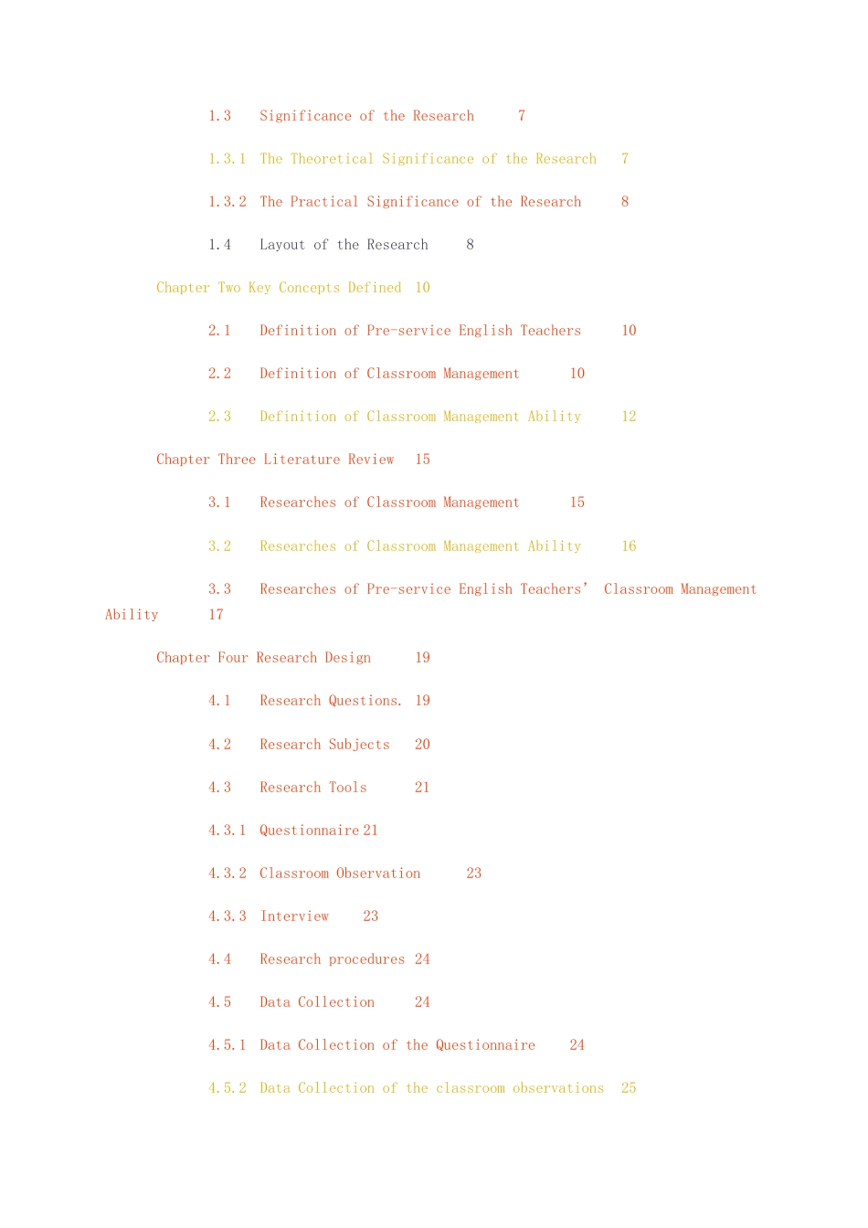 23年无图CP查重39标红-英语硕论7.1万字 职前英语教师课堂管理能力调查研究—以广西师范大学2023届英语专业毕业生为例.docx_第2页