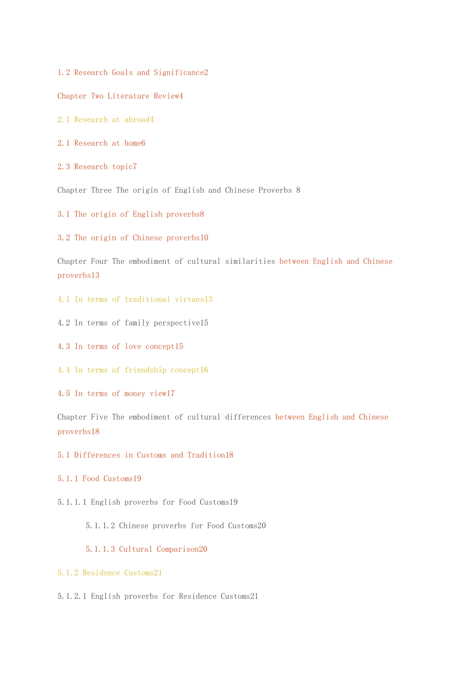 23年无图CP查重23年无图查重36标红-硕论5.6万字英汉谚语文化涵义对比分析研.docx_第4页
