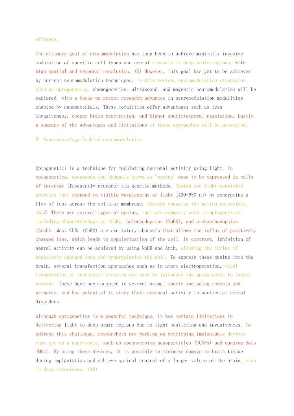 23年无图硕论4万字全英语 材料科学标红cp46%-纳米材料在大脑神经调节中的应用.docx_第2页