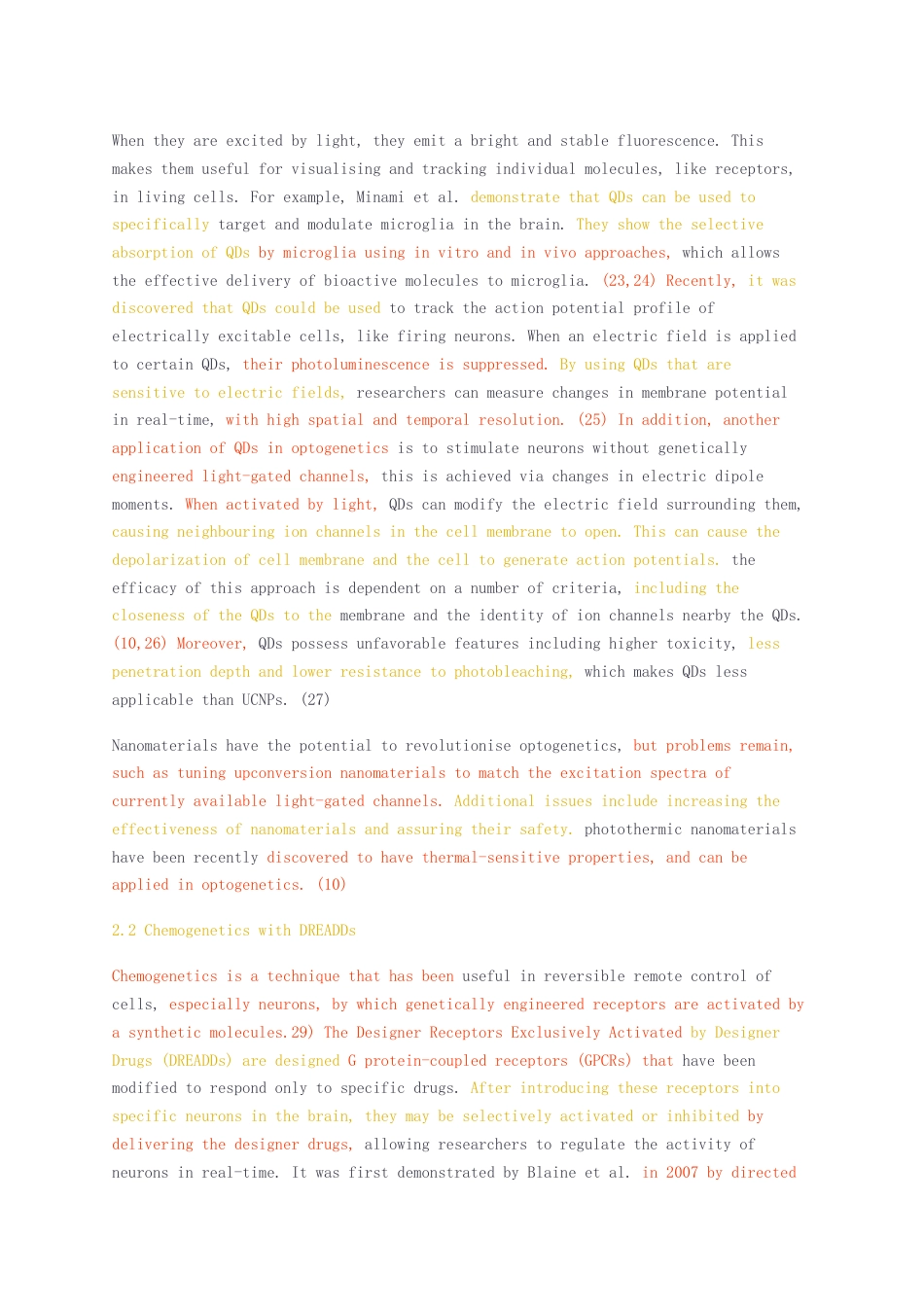 23年无图硕论4万字全英语 材料科学标红cp46%-纳米材料在大脑神经调节中的应用.docx_第4页