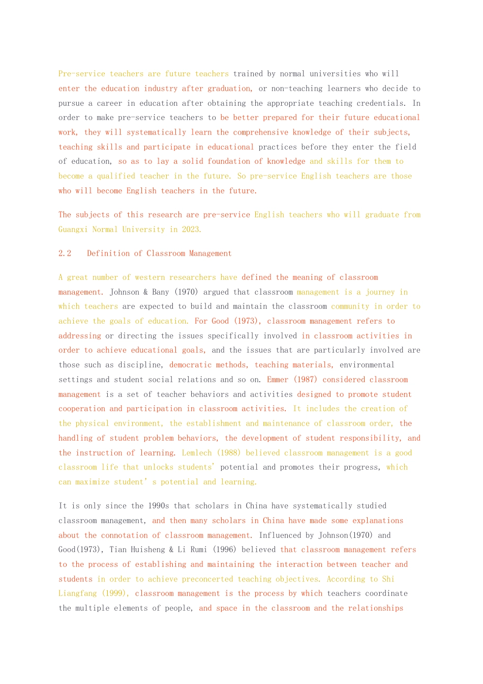 23年无图硕论教育学5万字标红cp48%-职前英语教师课堂管理能力的调查研究.docx_第4页