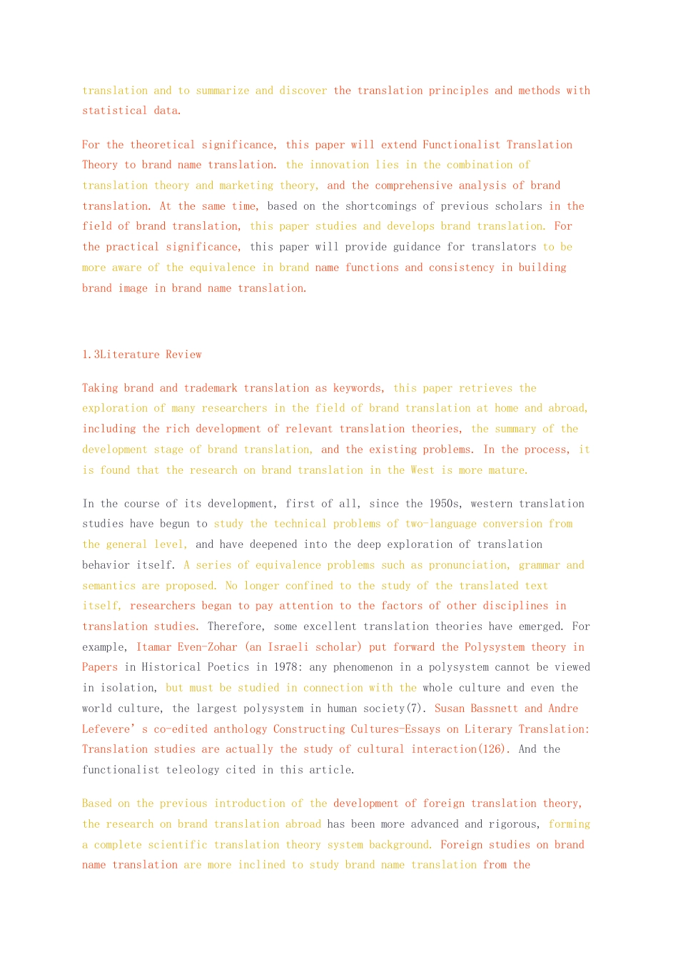 23年无图硕论全英语3万字标红cp29%-目的论视角下的品牌翻译.docx_第4页