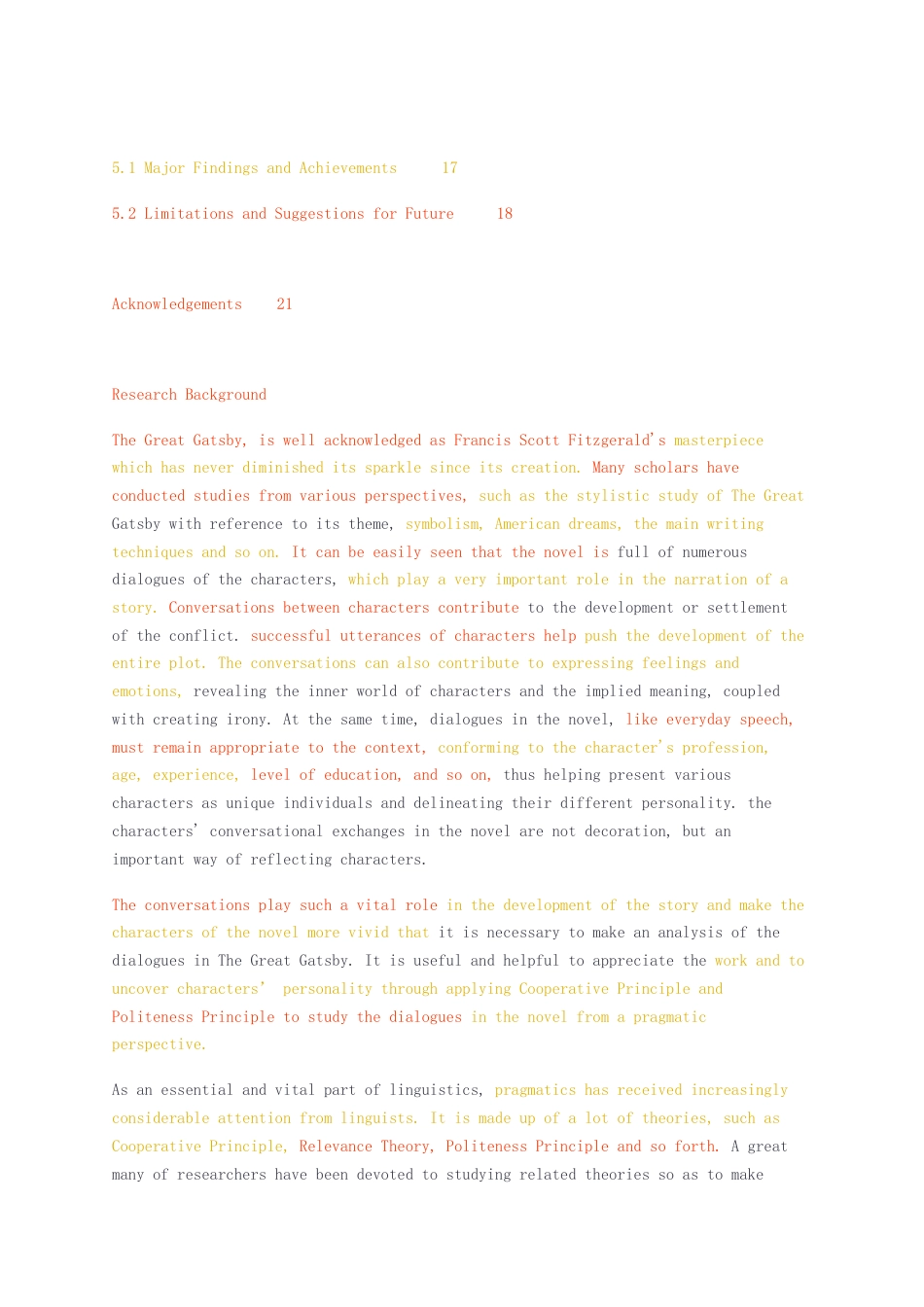 23年无图CP查重w34标红-硕论4万字合作原则视角下的会话含义分析——以了不起的盖茨比为例.docx_第4页