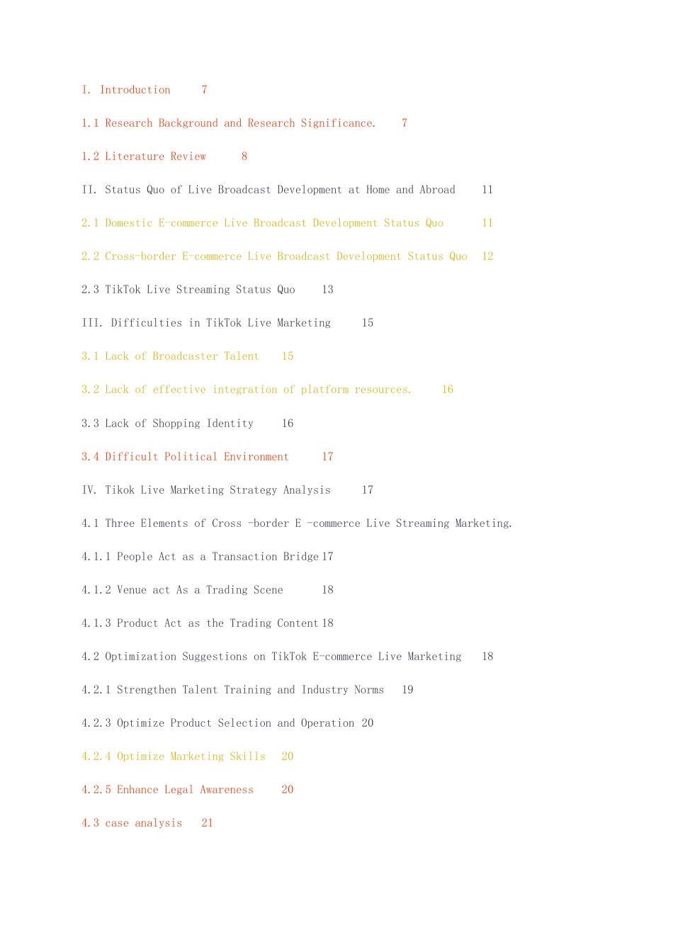 23年无图CP查重w30标红-硕论4.3万字基于TikTok平台跨境电商直播营销分析.docx_第3页