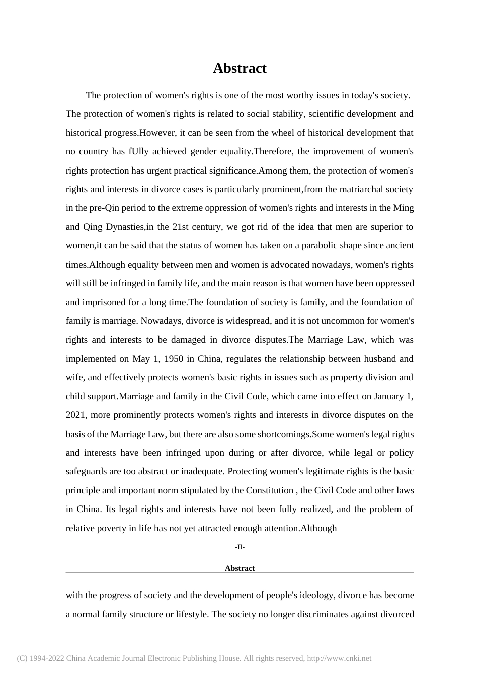 22年硕论法学降重后 离婚纠纷中女性权益保护探究  (1)-约29249字符.docx_第3页