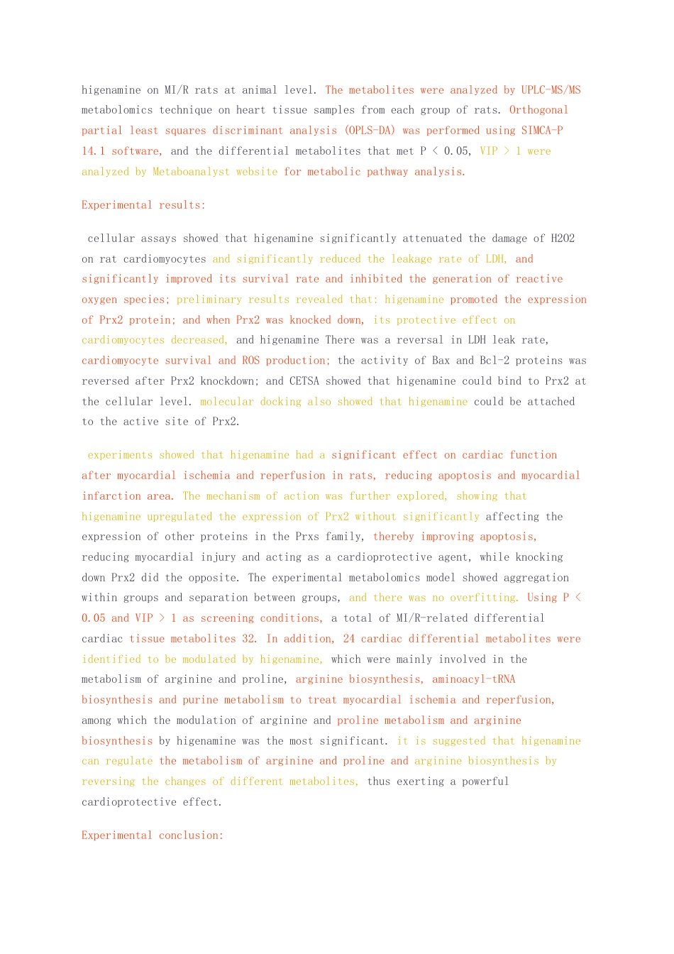 23年无图CP查重59标红-硕论 医药学6.8万字降重甲乌药碱的心肌保护作用.docx_第4页