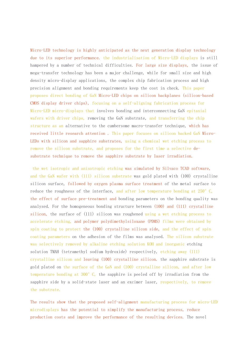 23年无图CP查重52标红-硕论4.6万字用于硅背板GaNMicro-LED的衬底去除技术研究.docx_第2页
