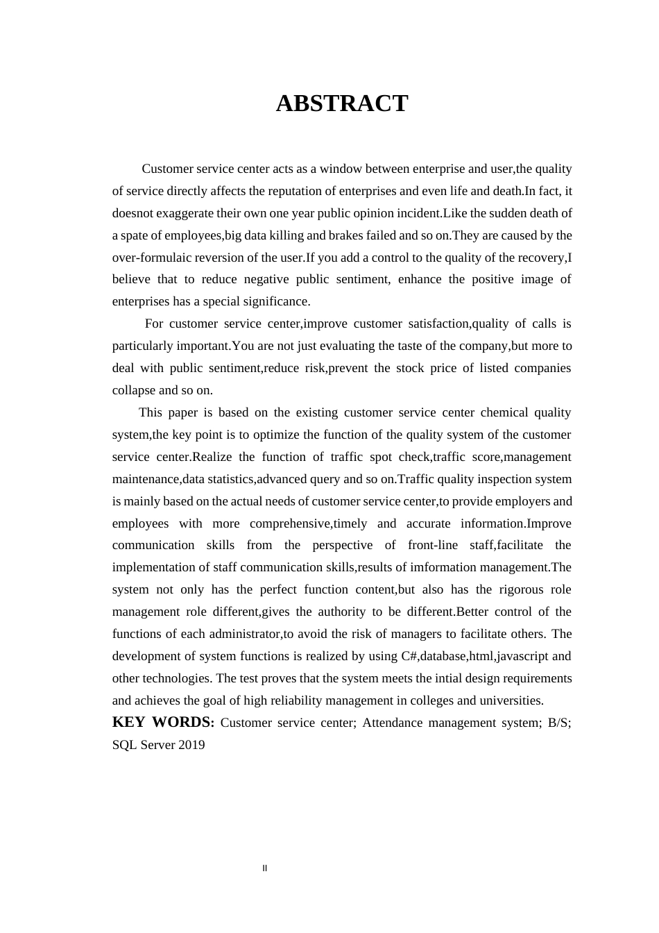 22年硕论 计算机 软件工程2稿 中国农业银行客户服务中心话务质检系统的设计与实现 关键词：C#语言 BS  SQL Server 2019  JavaScript脚本语-约48871字符.docx_第4页