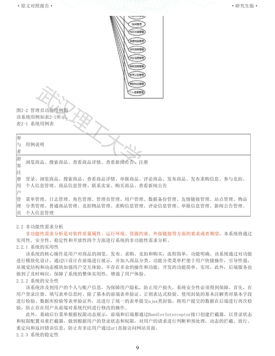 22年查重硕论 计算机 重14-面向高校学生的校园二手物品交易平台的设计与实现全文可复制报告.pdf_第9页