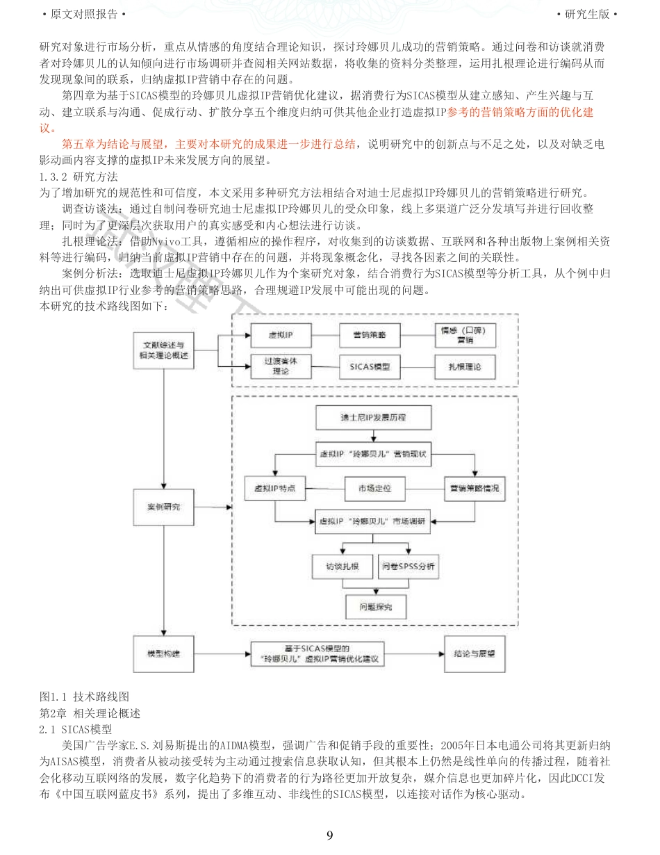 22年查重硕论 电商 重05-基于SICAS模型的迪士尼虚拟IP 玲娜贝儿的营销策略研究全文可复制报告.pdf_第9页