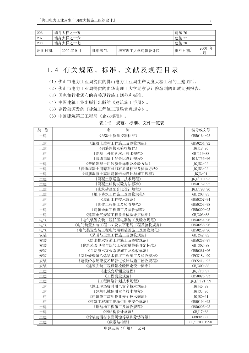 旧稿 佛山电力工业局生产调度大楼施工组织设计-约133620字符.pdf_第8页