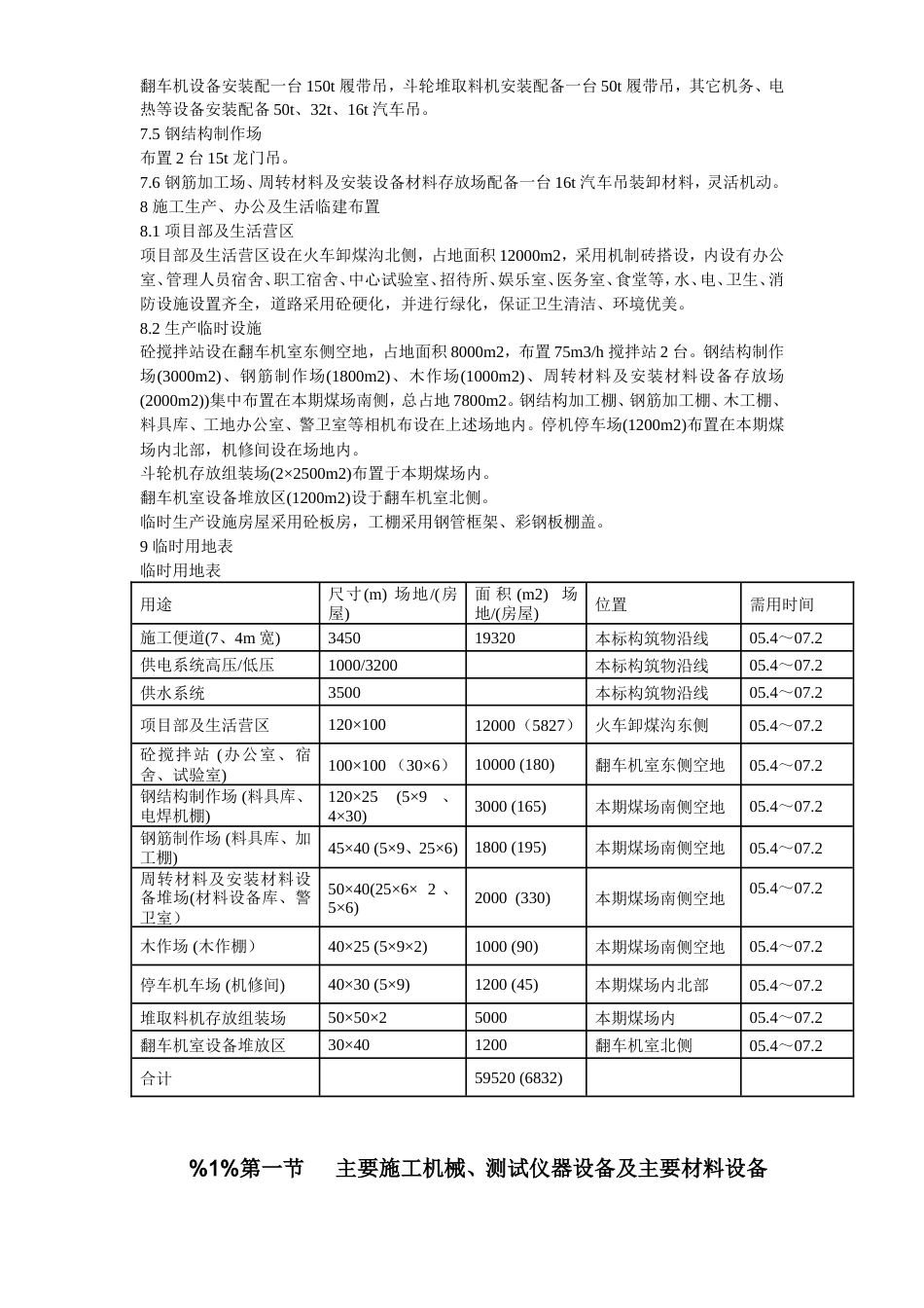 旧稿 13-山东某电厂四期2×1000MW工程施工组织设计-约164470字符.doc_第9页