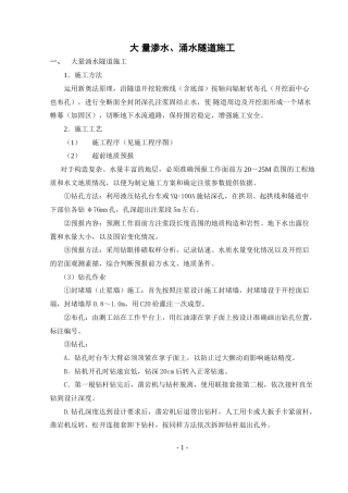 大量渗水、涌水隧道施工.doc