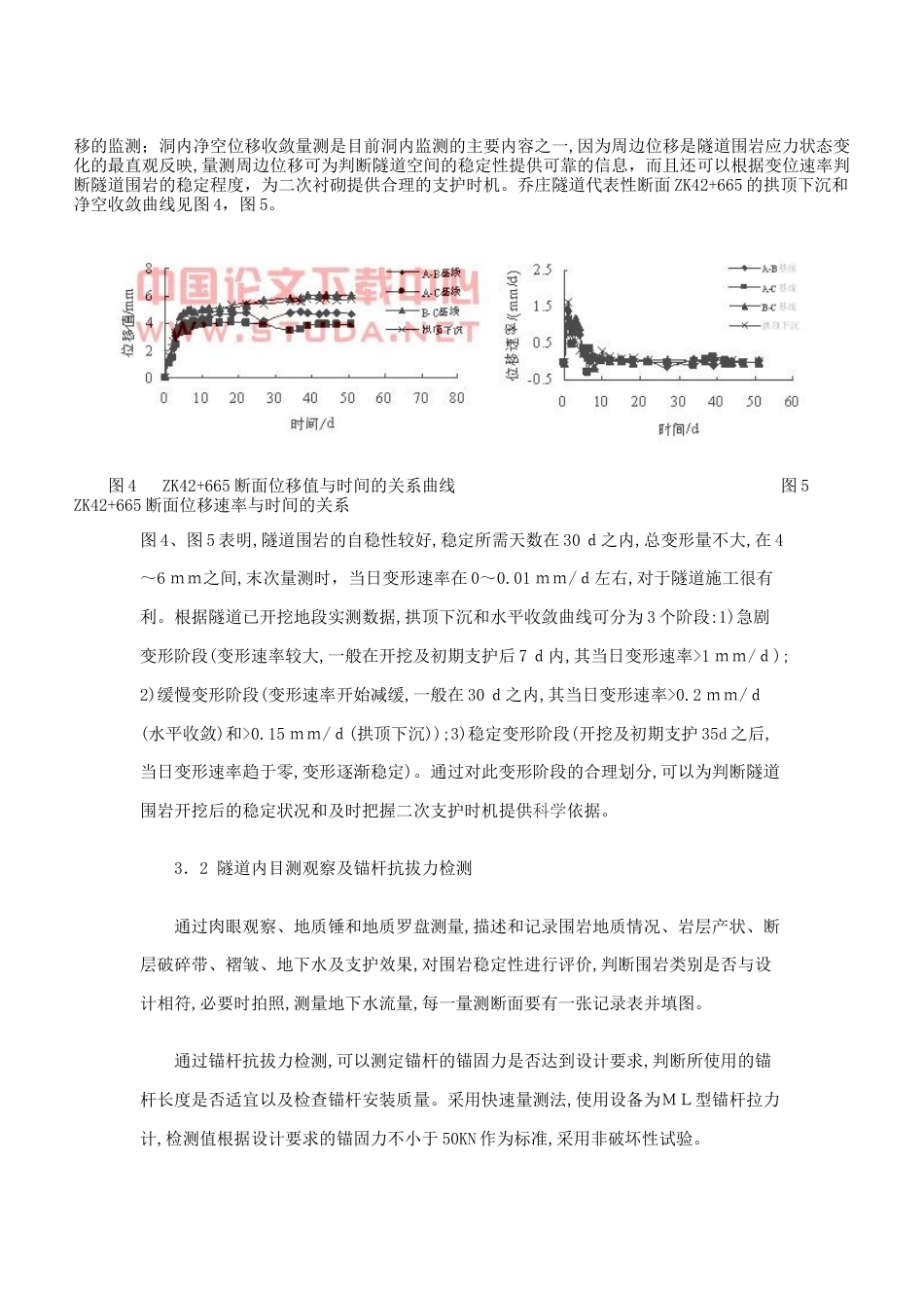 旧稿 谈监控量测技术在高速公路隧道中的应用-约2752字符.docx_第4页