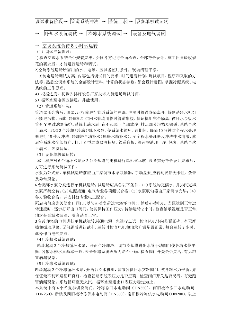 旧稿 某办公楼空调改造工程调试方案-约34382字符.doc_第3页