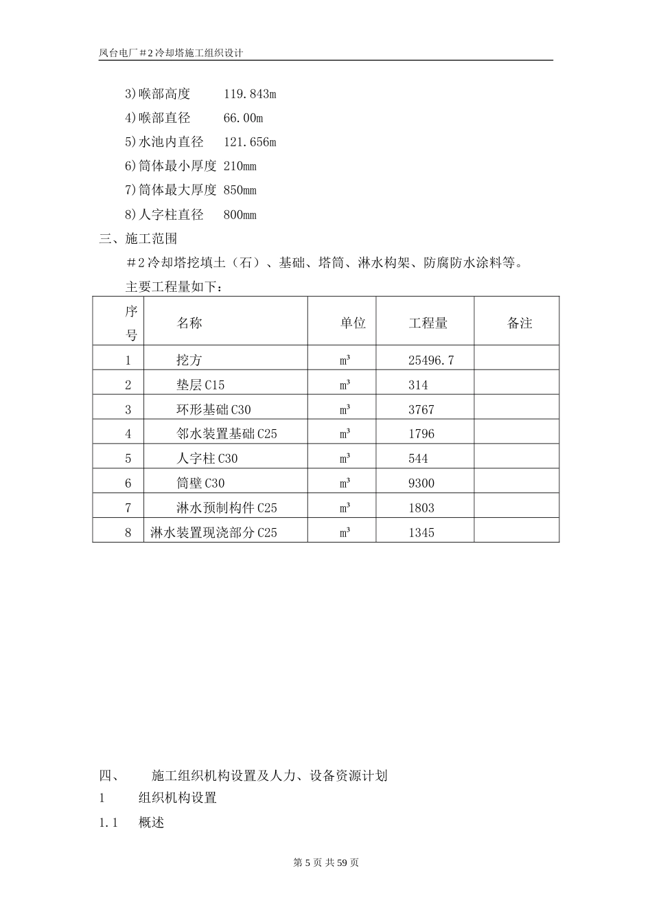 旧稿 冷却塔施工组织设计方案（第四版）-约33356字符.doc_第5页