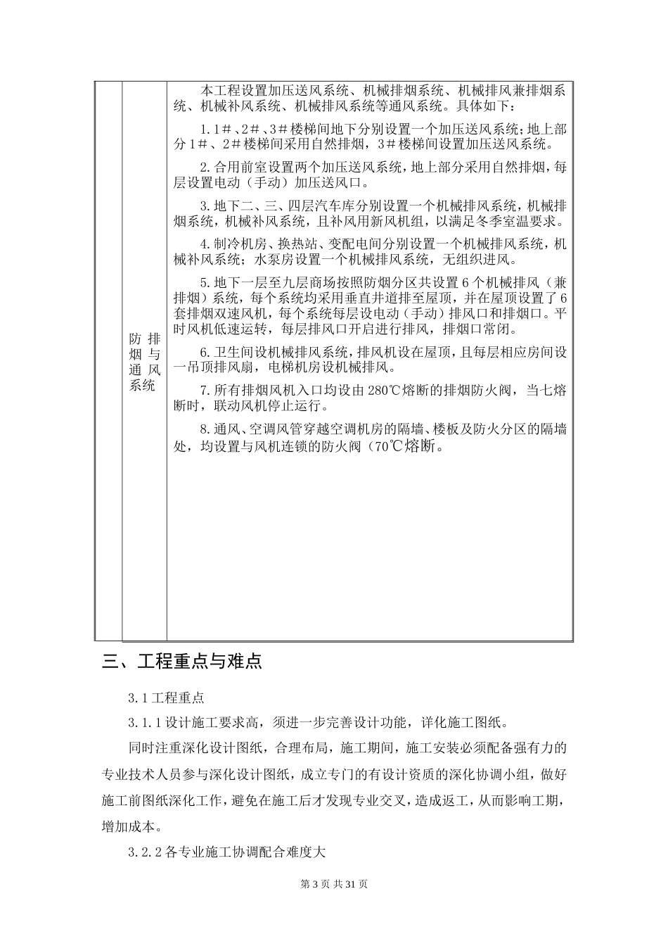 旧稿 商城通风空调施工组织设计-约22068字符.doc_第3页