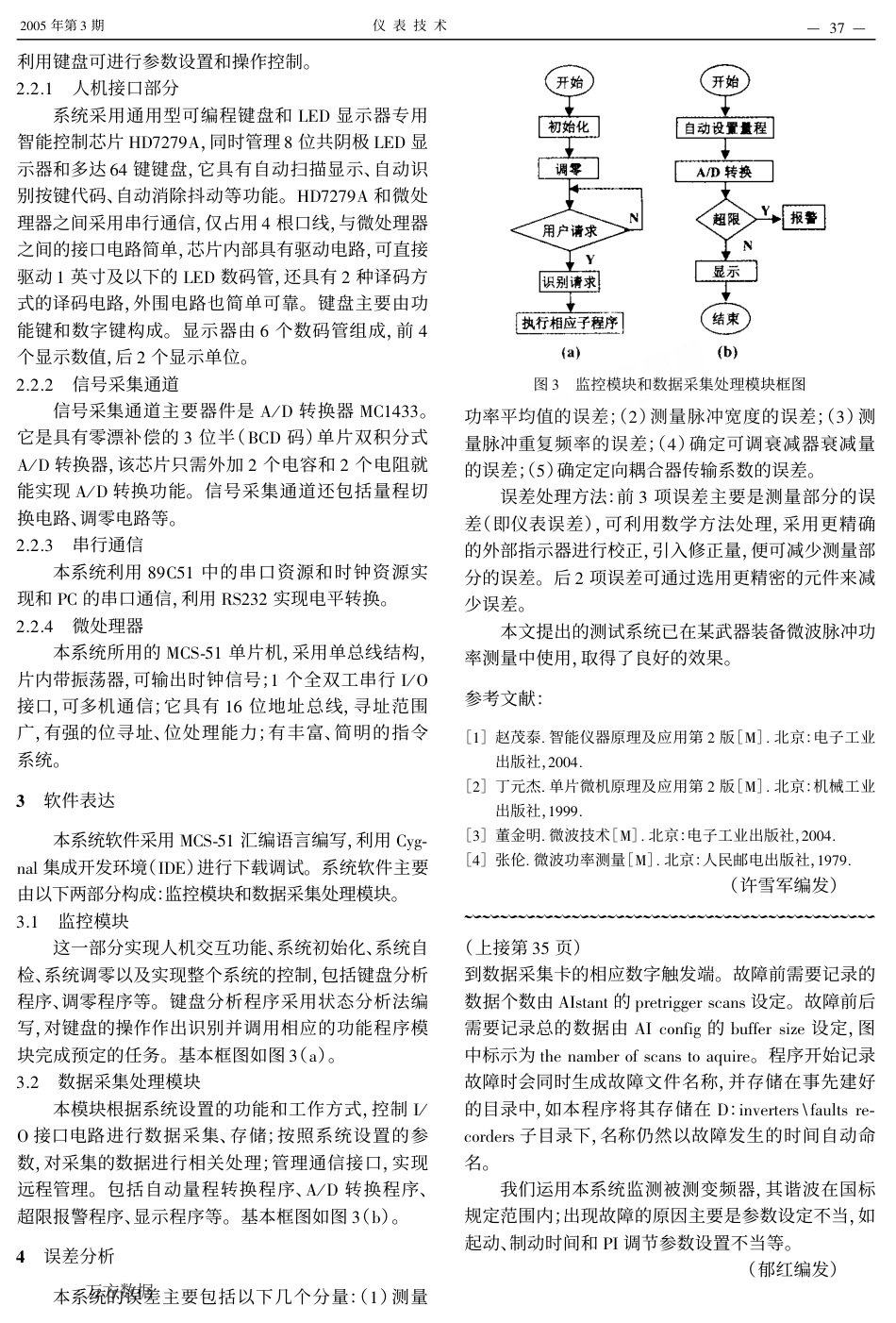 旧稿资料 基于mcs51单片机的微波脉冲功率测试系统-约2319字符.pdf_第2页