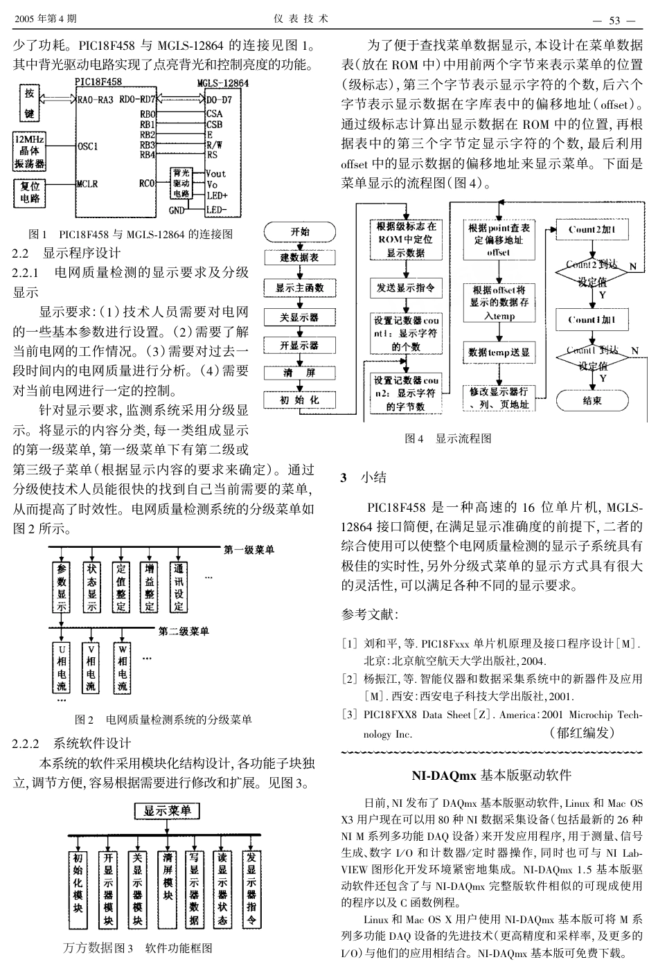旧稿资料 基于pic18f458单片机的lcd显示-约1814字符.pdf_第2页
