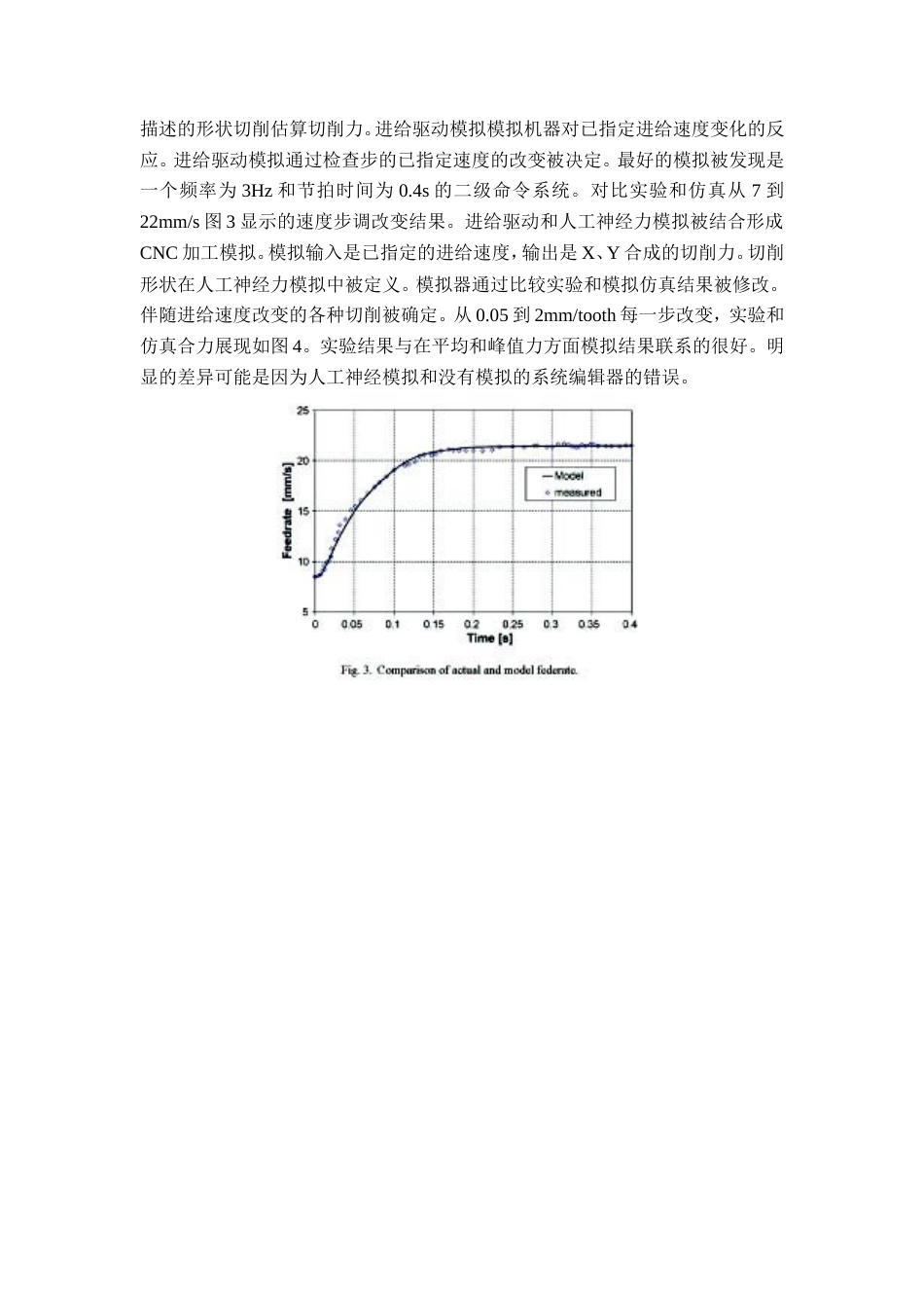 旧稿自动化 端铣削自适应切削力的模糊控制策略（有出处）708--中英文翻译-约5003字符.doc_第4页