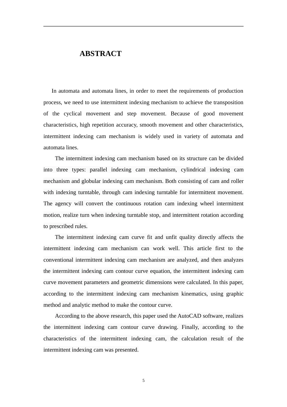 旧稿自动化 平行轴凸轮间歇分度装置设计-约14702字符.doc_第5页