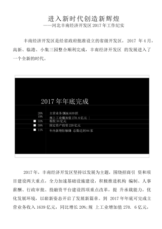 19-22年专题片脚本 丰南经济开发区宣传片文字版-约1305字符.docx