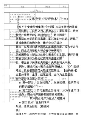 19-22年专题片脚本 商业地产集团形象片脚本-约511字符.docx