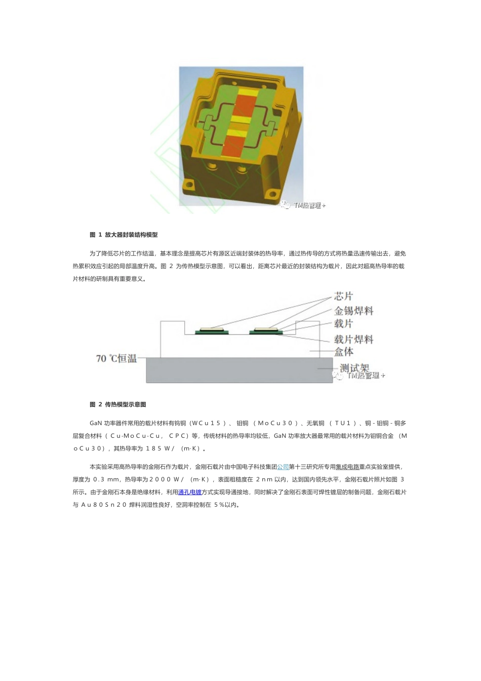 技术资料 GaN功率放大器热设计中金刚石的应用解析-约3320字符.docx_第2页