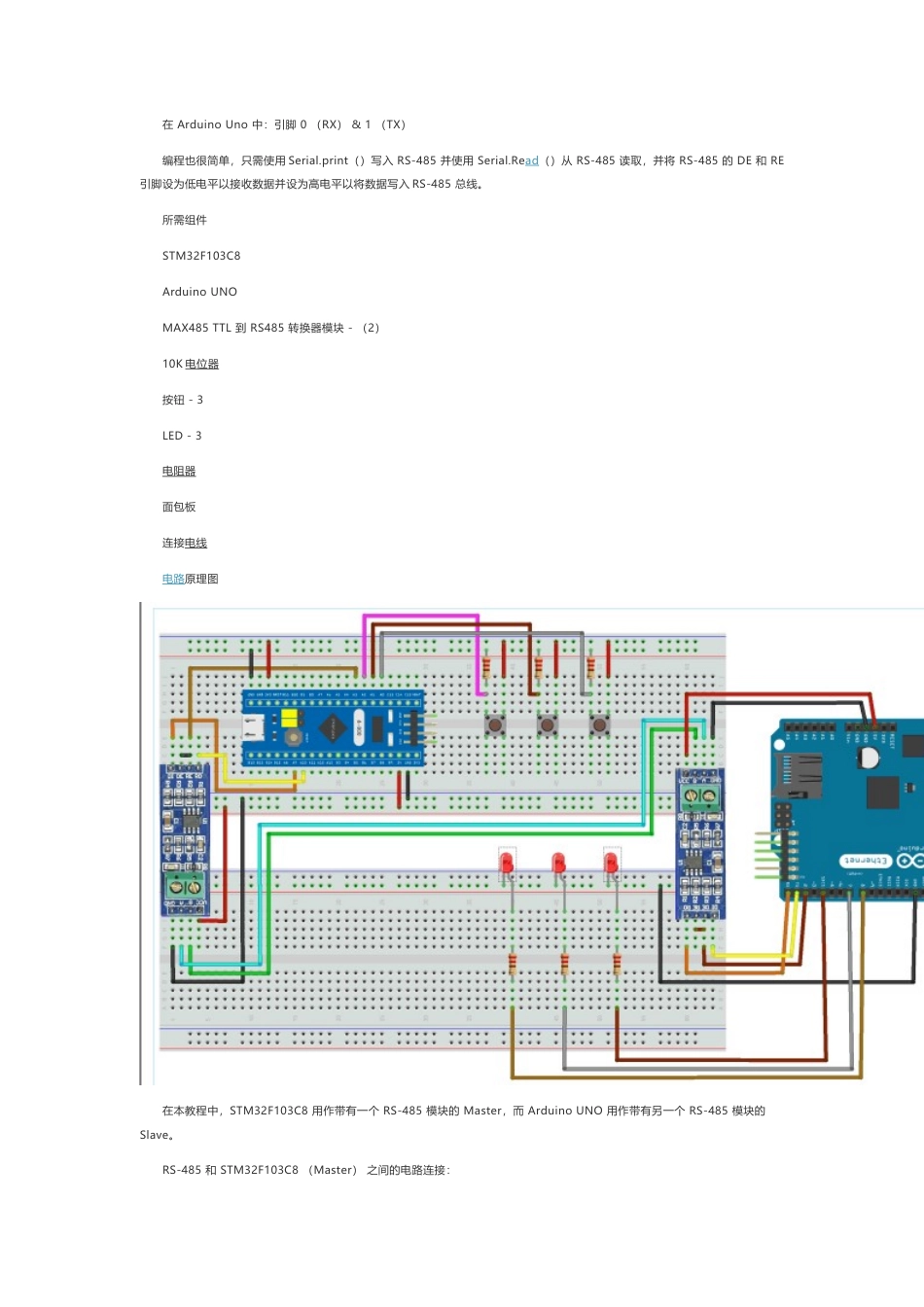 技术资料 在STM32F103C8微控制器中使用RS-485串行通信-约4048字符.docx_第3页