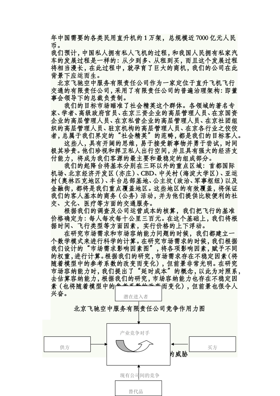 旧稿各行创业书 空中服务创业计划书范例1-约17884字符.doc_第4页