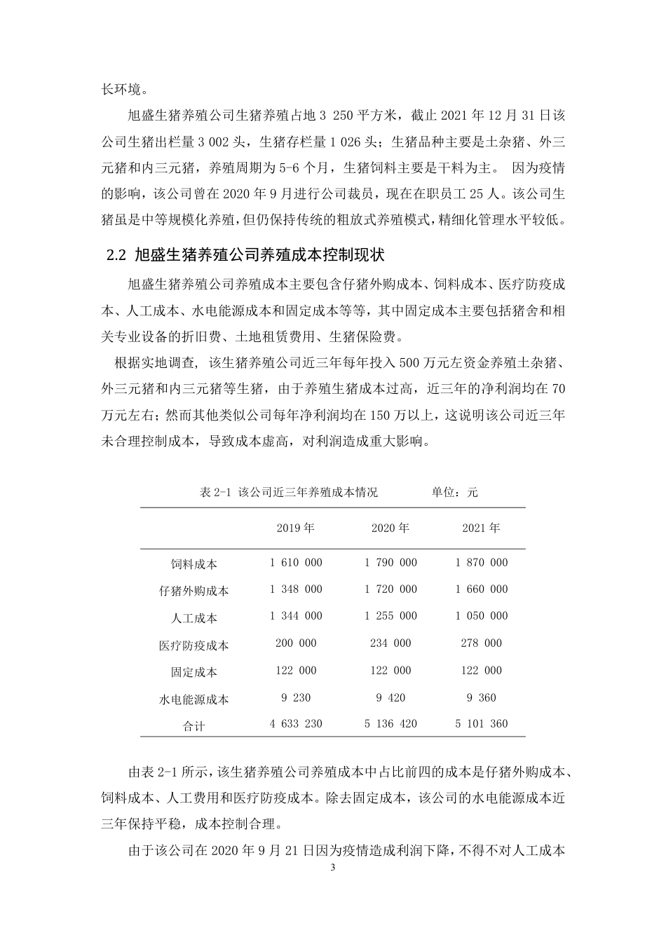 22年WP终稿 会计 旭盛生猪养殖公司养殖成本控制研究-约14369字符-约8434字符.pdf_第8页