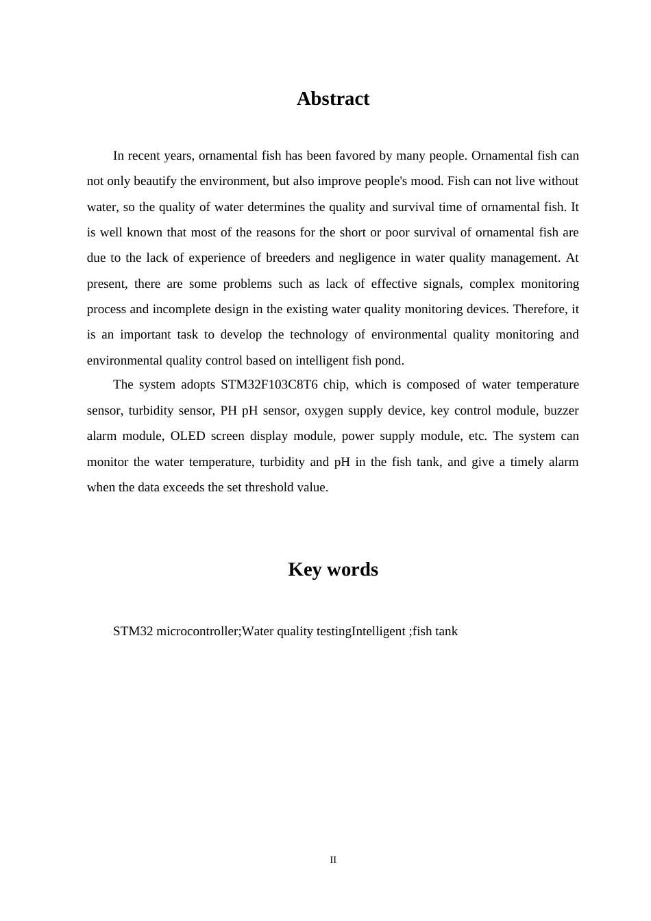 23年WP 基于STM32的鱼缸水质监测系统的设计与实验.doc_第2页