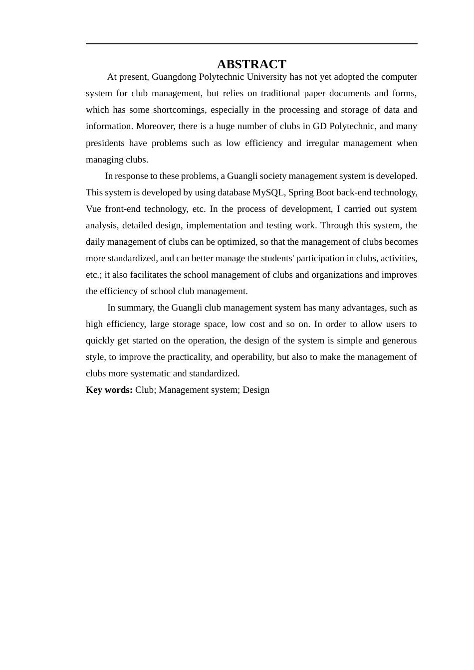 24年WP本科计算机 基于Spring Boot广理社团管理系统的设计与实现(1)定稿-约24239字符.docx_第3页