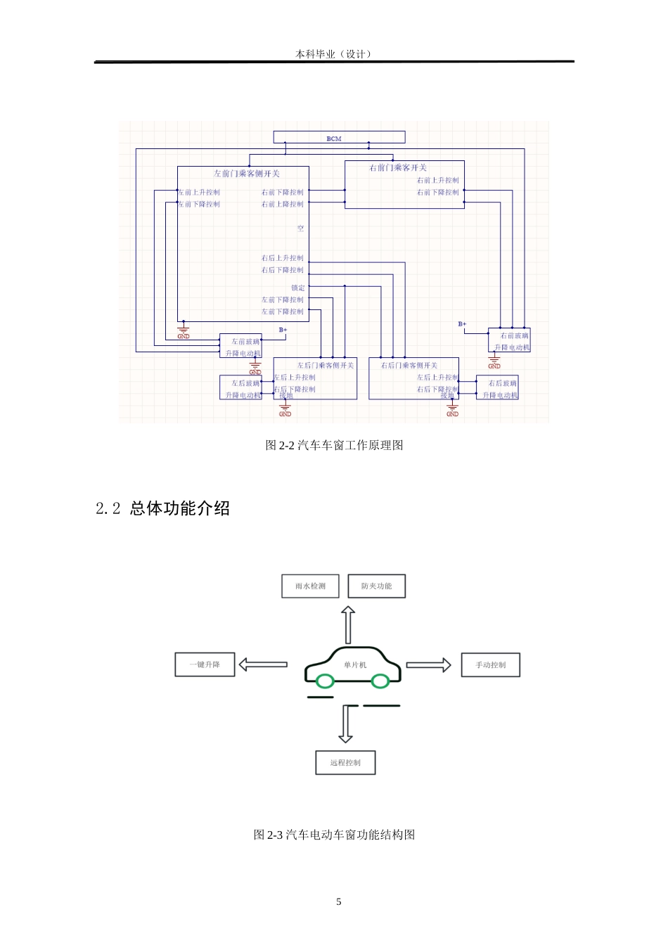 24年WP本科汽车服务车辆工程 汽车电动车窗控制系统模型设计与制作定稿.doc_第7页