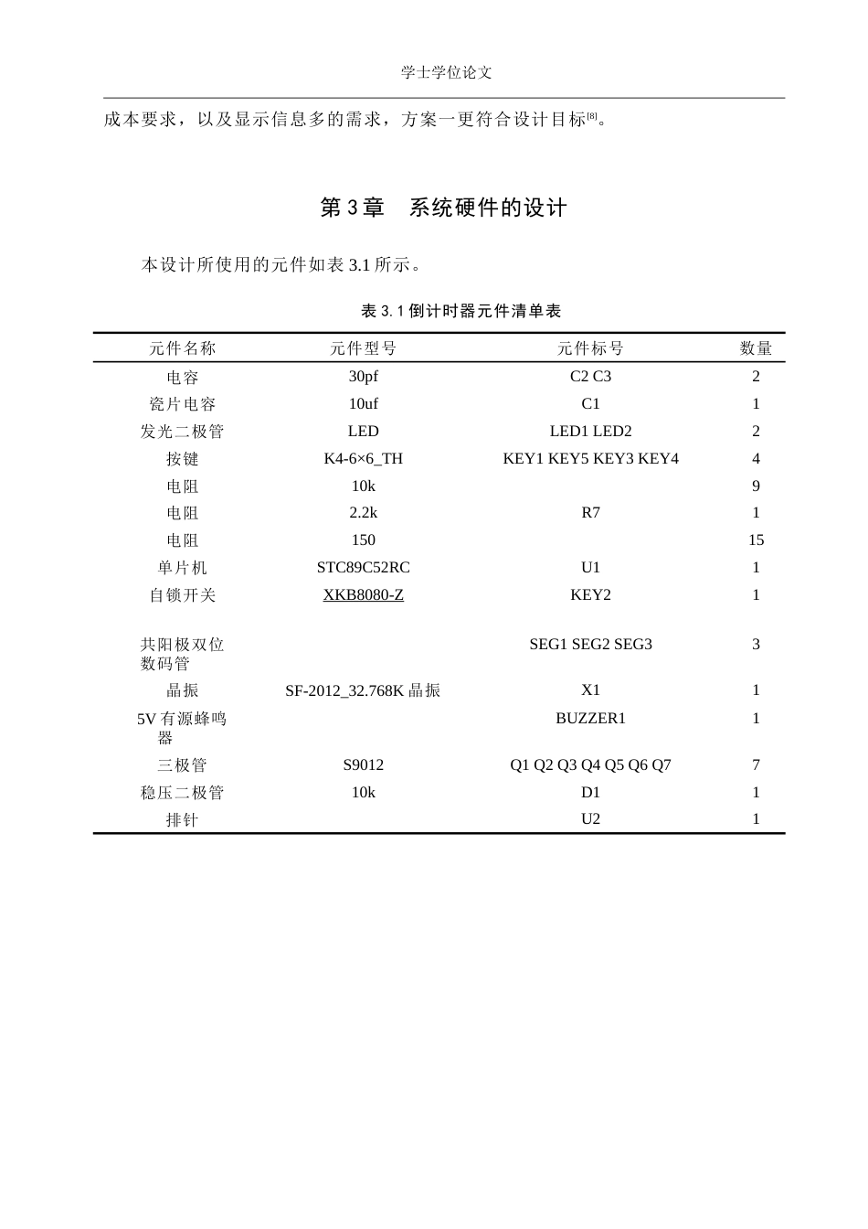 24年WP本科物理学 基于51单片机倒计时器的电路设计终稿.docx_第10页
