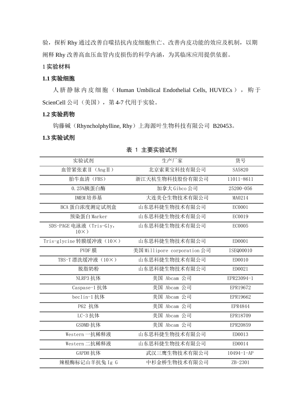 24年WP本科中药学 钩藤碱对血管紧张素II诱导血管内皮细胞焦亡的影响及机制定稿-约14562字符.docx_第6页