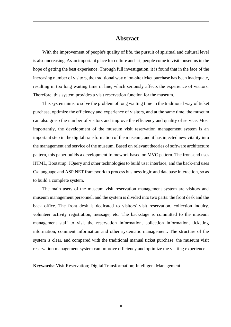 24年WP交稿软件工程 基于MVC模式的博物馆参观预约管理系统设计与实现定稿-约41524字符.docx_第2页