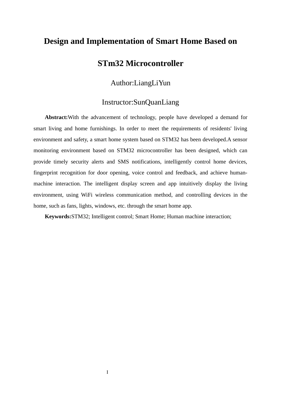 24年WP交稿物联网 基于stm32单片机的智慧家居的设计与实现定稿-约21398字符.docx_第2页