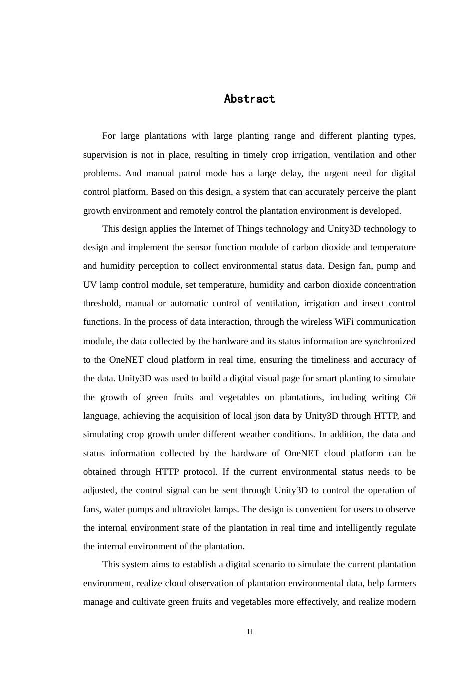 24年WP交稿物联网工程 绿色果蔬智慧种植数字场景的设计定稿-约27381字符.docx_第2页