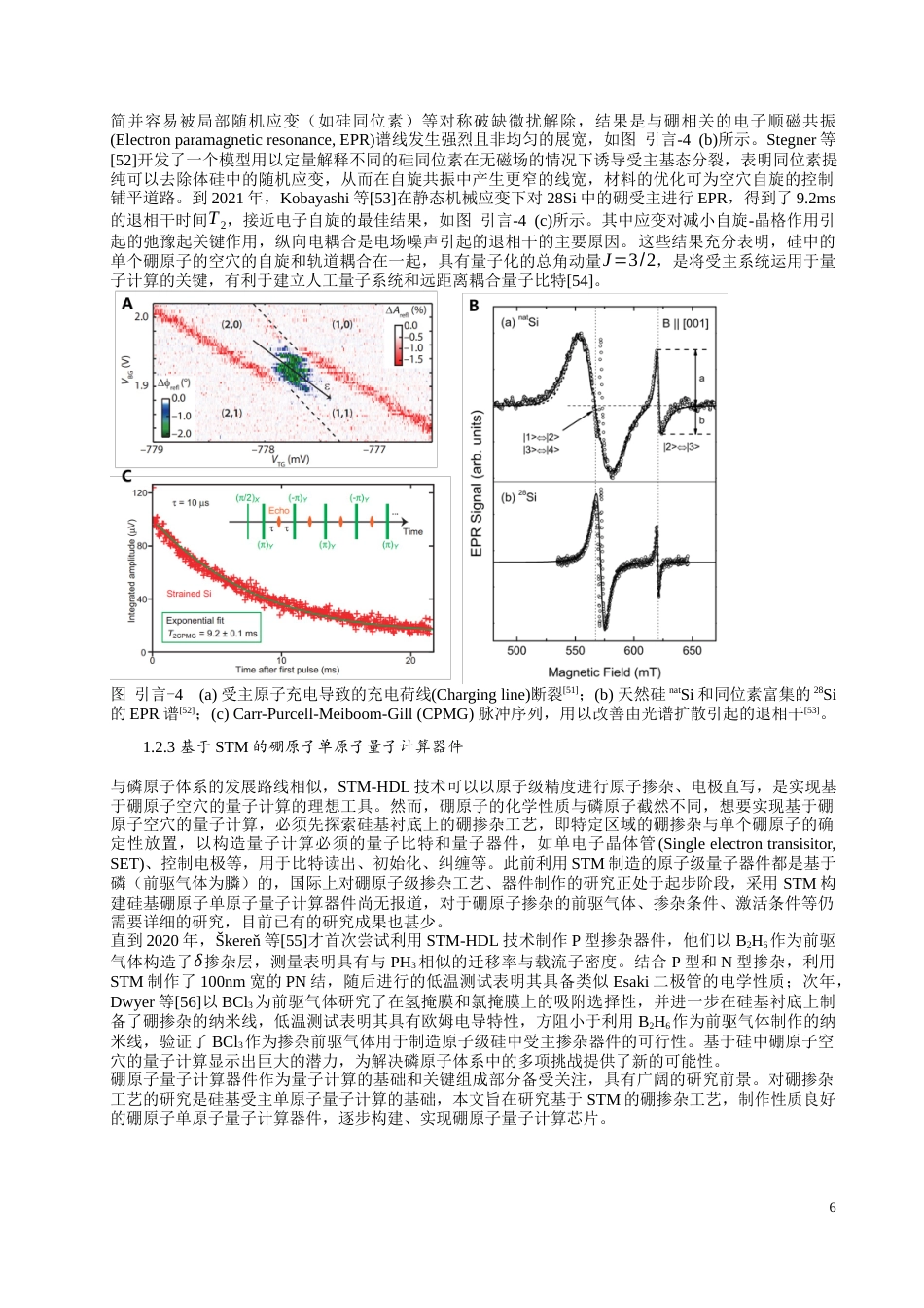 24年WP本科物理学 硅基硼原子单原子量子计算器件的制作定稿.docx_第6页