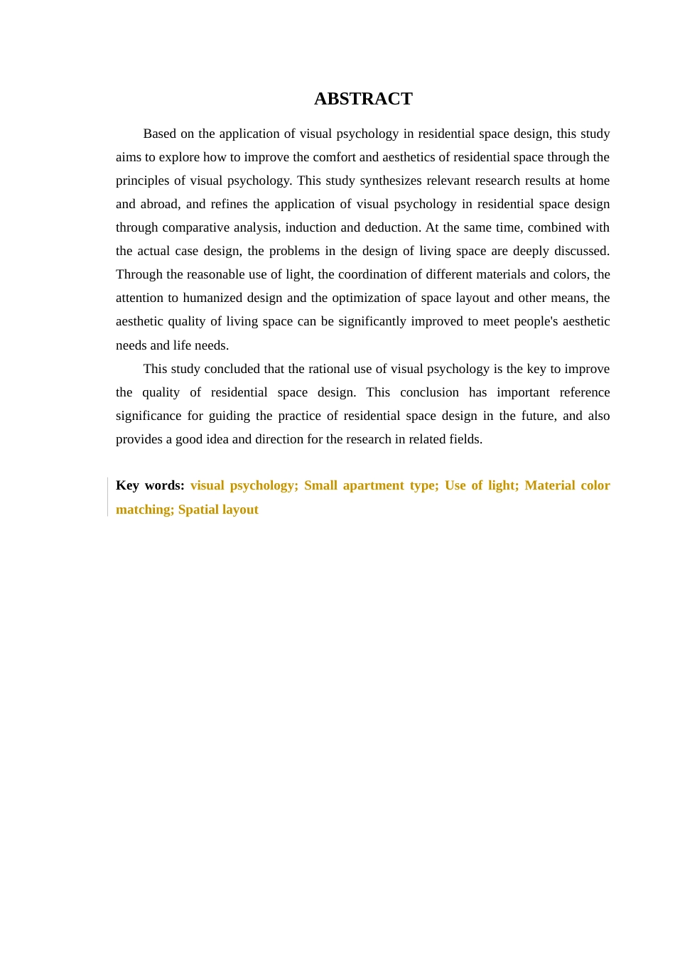 24年WP环境设计本科 视觉心理学在居住空间设计中的应用-论文定稿.-约10551字符.docx_第3页