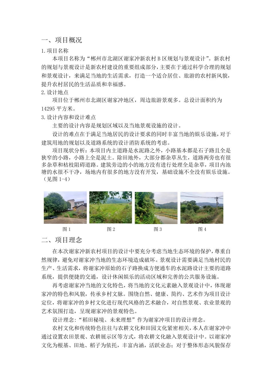 24年WP交稿环境设计 郴州市北湖区谢家冲新农村B区规划与景观设计定稿-约8764字符.pdf_第3页