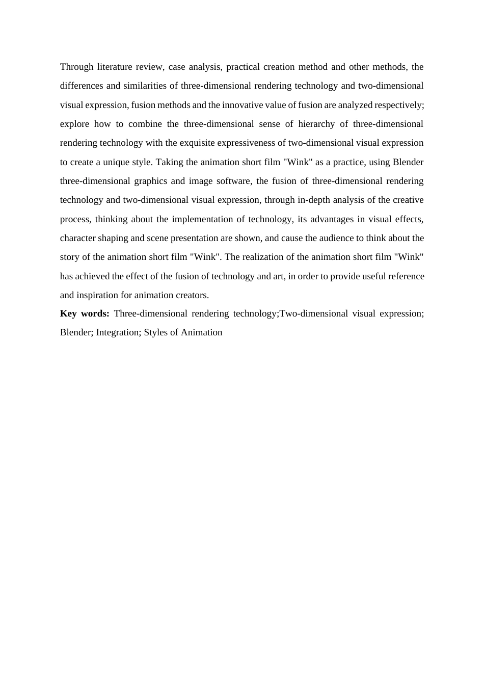 24年WP本科 融合三维渲染技术与二维视觉表达的动画的应用研究 重4.19%-约29508字符.docx_第5页