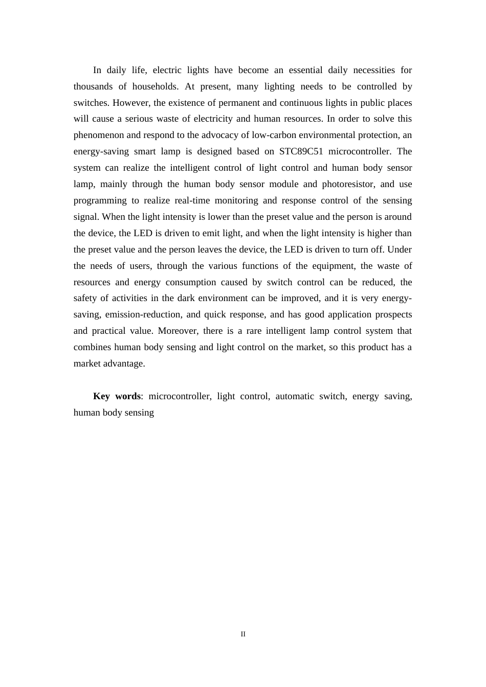 24年WP本科通信工程 基于51单片机的智能光控及人体感应灯系统设计.doc_第2页