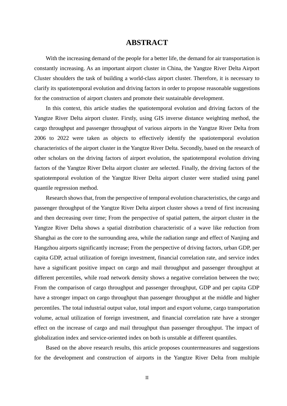 24年WP本科地理科学 长三角机场群时空演化的影响因素研究定稿.doc_第2页
