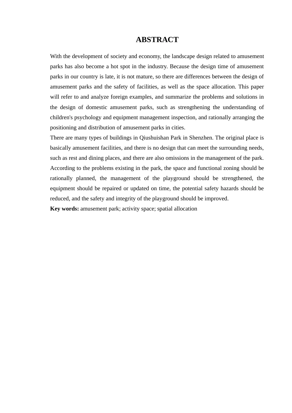 24年WP本科风景园林 深圳市求水山公园游乐场景观设计定稿-约15568字符.docx_第3页