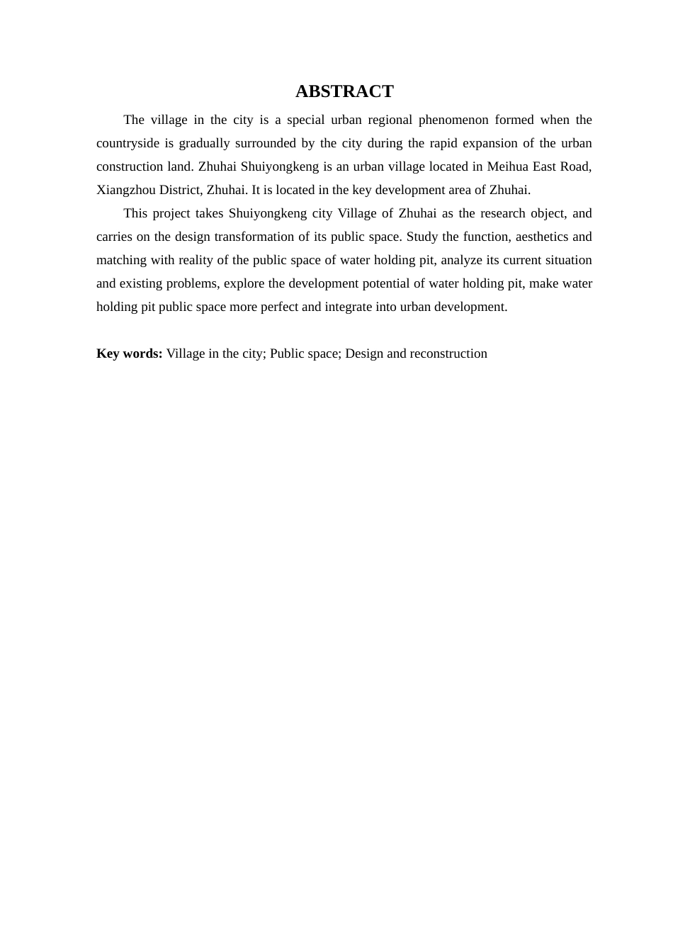 24年WP本科环境设计 毕业论文珠海水拥坑公共空间设计改造（最新）定稿-约15171字符.docx_第3页