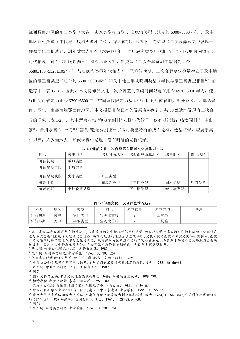 24年WP本科考古学 仰韶文化二次合葬墓研究定稿.doc_第5页